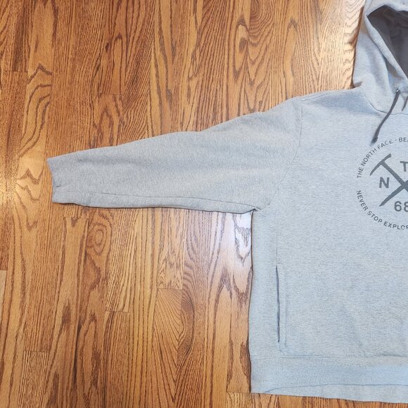 The North Face Gray "Never Stop Exploring" Men's Hoodie | XXL - Picture 4 of 9